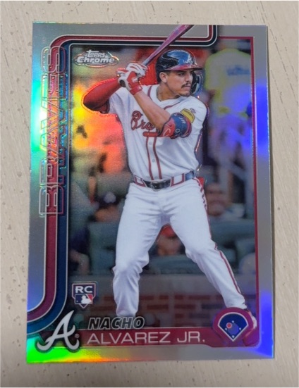 2025 Topps Chrome #75 Nacho Alvarez Jr. — front