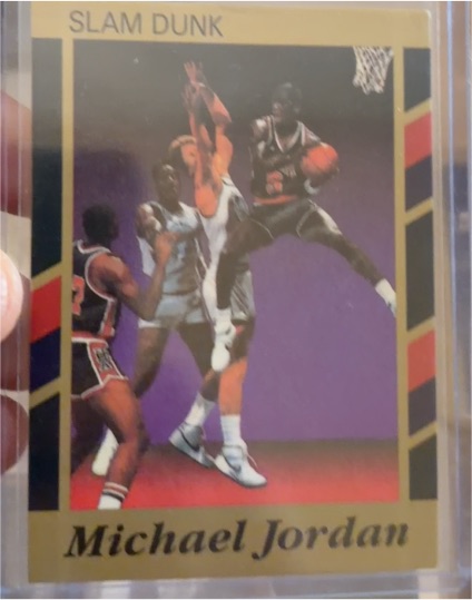 1990-91 Slam Dunk #7 Michael Jordan — front