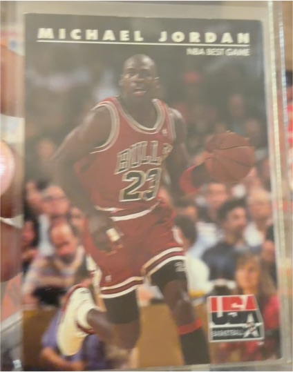 1992 SkyBox USA #40 Michael Jordan — front