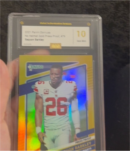 2021 Panini Donruss #79 Saquon Barkley — front