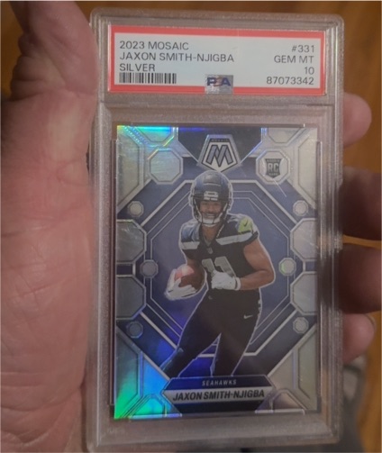 2023 Panini Mosaic #331 Jaxon Smith-Njigba — front