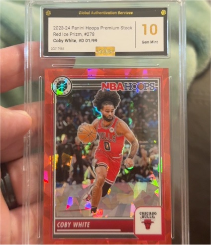 2023-24 Panini Hoops Premium Stock #278 Coby White — front