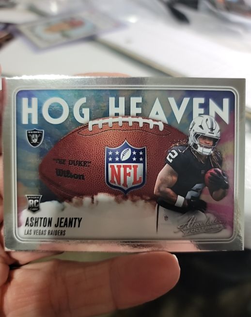 2025 Panini Absolute #HH-AJY Ashton Jeanty Hog Heaven — front