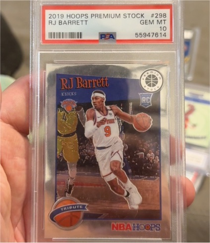 2019 Panini Hoops Premium Stock #298 RJ Barrett — front