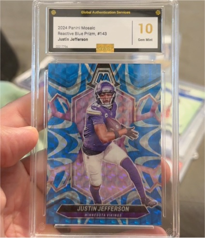 2024 Panini Mosaic #143 Justin Jefferson — front