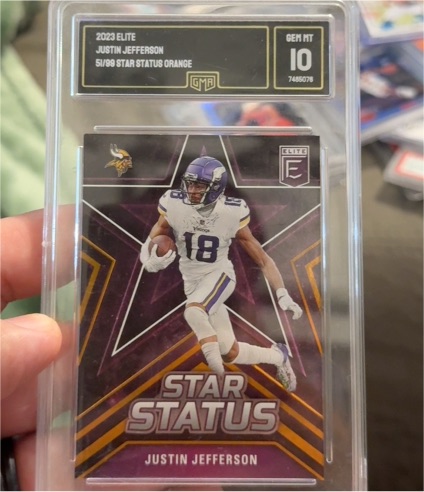 2023 Panini Donruss Elite #6 Justin Jefferson Star Status — front