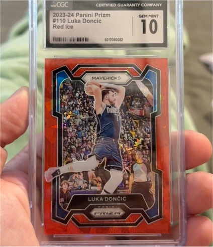 2023-24 Panini Prizm #110 Luka Dončić — front