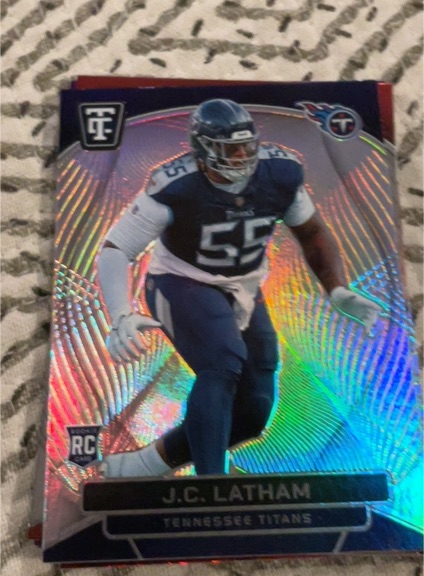 2024 Panini Totally Certified #126 J.C. Latham — front