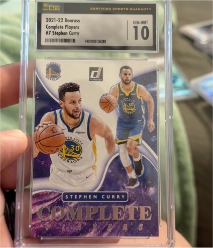 2021-22 Panini Donruss Complete Players #7 Stephen Curry — front