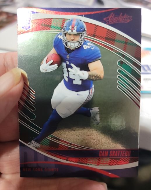 2025 Panini Absolute #110 Cam Skattebo Rookie Card — front