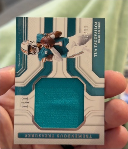 2024 Panini National Treasures Tremendous Treasures #TTS-BPY Tua Tagovailoa — front