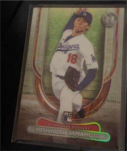 2024 Topps Tribute #18 Yoshinobu Yamamoto Rookie Acclimation — front