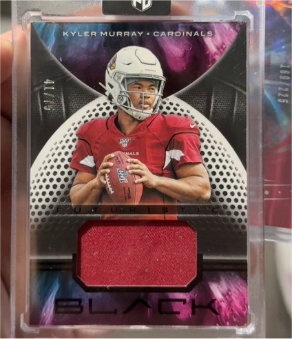 2019 Panini Black Futuristic #F-KM Kyler Murray — front