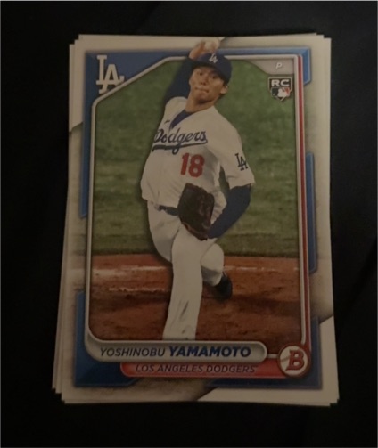 2024 Bowman #36 Yoshinobu Yamamoto — front