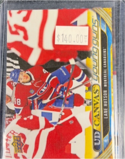 2024-25 Upper Deck UD Canvas Young Guns #C-111 Lane Hutson — front