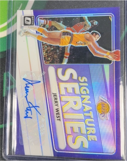 2020-21 Donruss Optic Signature Series #SS-JWE Jerry West — front