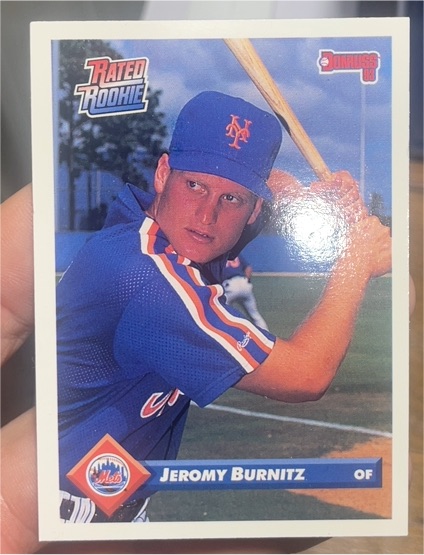 1993 Donruss #787 Jeromy Burnitz — front