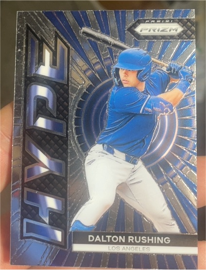 2024 Panini Prizm #22 Dalton Rushing Hype — front