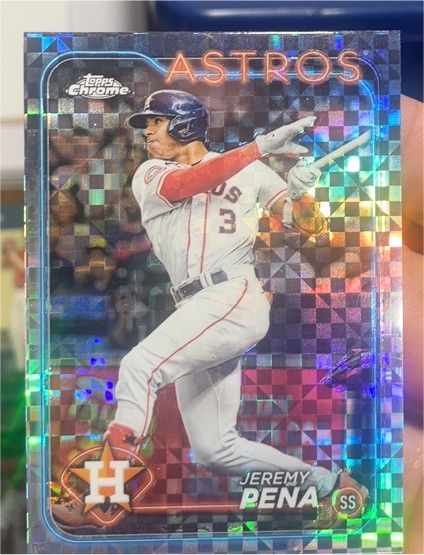 2024 Topps Chrome #244 Jeremy Pena — front