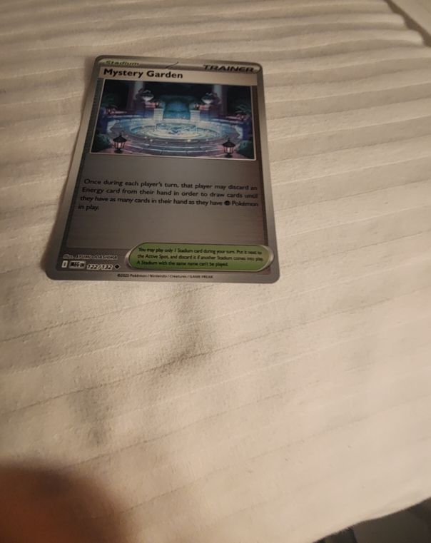 2023 Pokemon Mega Evolution #122 Mystery Garden — front