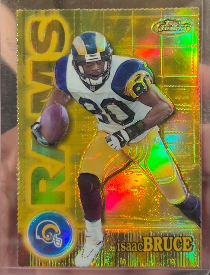 2000 Topps Finest #71 Isaac Bruce — front