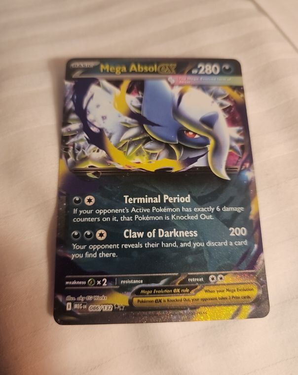 2014 Pokémon ME01 Mega Evolution #086 Mega Absol EX — front
