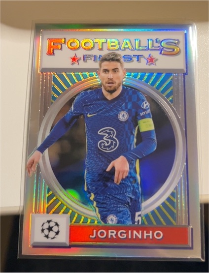 2021-22 Topps Finest Flashbacks UEFA #133 Jorginho — front