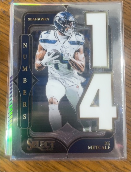 2024 Panini Select #24 DK Metcalf Select Numbers — front