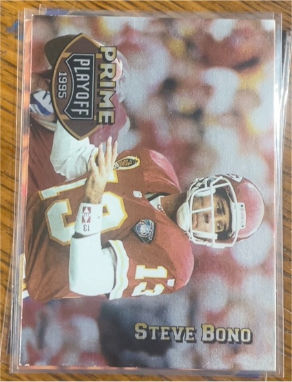 1995 Playoff Prime #138 Steve Bono — front