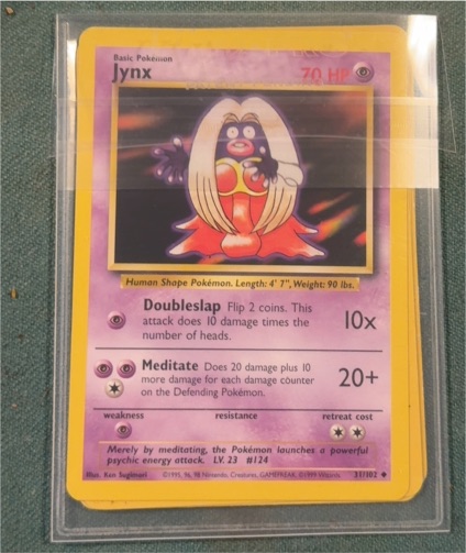1999 Pokémon #31 Jynx — front