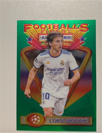 2021-22 Topps Finest Football's Finest All-Stars #87 Luka Modric — front