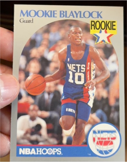 1990-91 Hoops #193 Mookie Blaylock — front