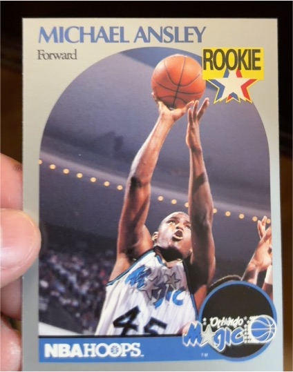 1990-91 Hoops #215 Michael Ansley — front