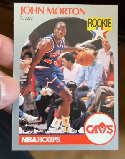 1990-91 Hoops #77 John Morton — front
