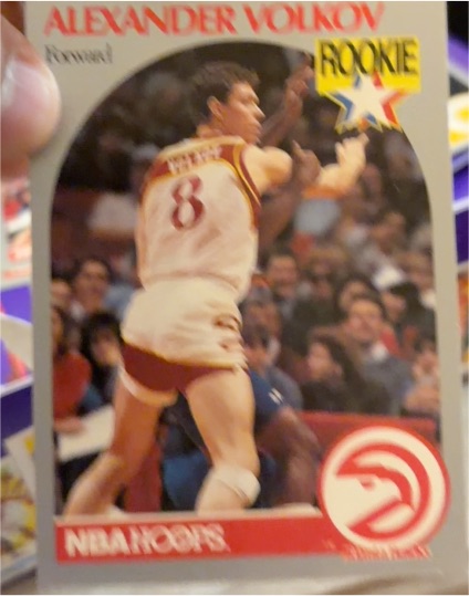 1990-91 Hoops #34 Alexander Volkov — front