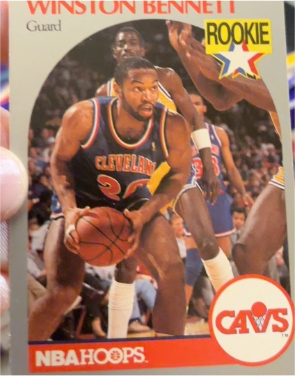 1990-91 NBA Hoops #70 Winston Bennett — front
