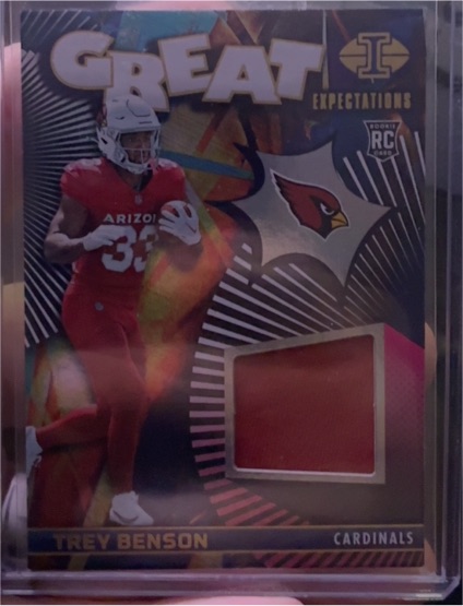 2024 Panini Illusions #GE-TBN Trey Benson Great Expectations — front