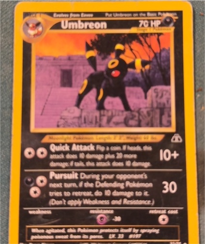 2000 Pokémon Neo Discovery #32 Umbreon — front