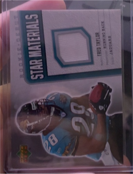 2006 Upper Deck Rookie Debut Star Materials #SM-FT Fred Taylor — front