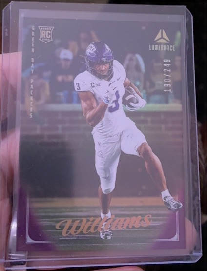 2025 Panini Luminance #190 Savion Williams — front