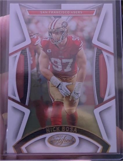 2023 Panini Certified #5 Nick Bosa — front