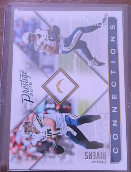 2016 Panini Prestige #17 Philip Rivers & Antonio Gates — front