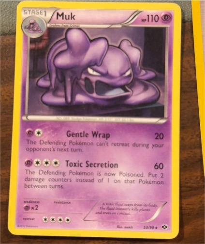 2012 Pokémon Black & White Next Destinies #53 Muk — front