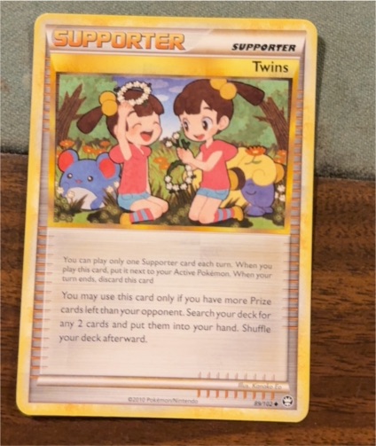 2010 Pokémon Triumphant #89 Twins — front
