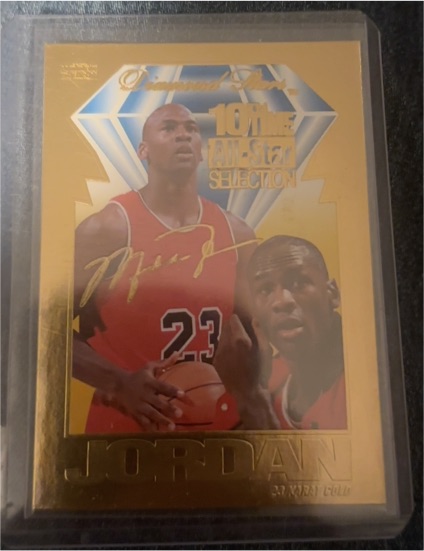 1996 Upper Deck Diamond Stars 23K Michael Jordan — front