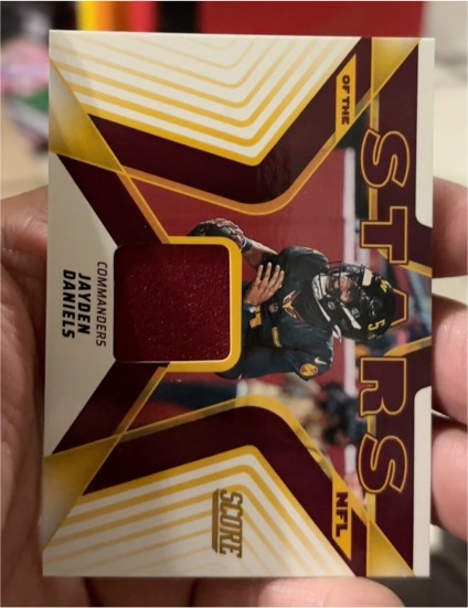 2025 Panini Score Stars of the NFL #SNJ-JD Jayden Daniels — front