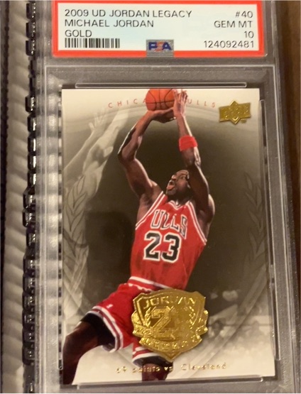 2009 Upper Deck Jordan Legacy #40 Michael Jordan Gold — front