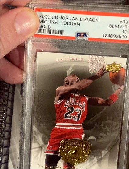 2009 Upper Deck Jordan Legacy #38 Michael Jordan Gold — front