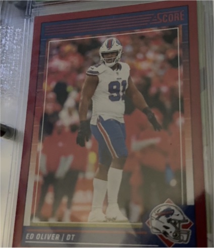 2024 Panini Score #33 Ed Oliver — front