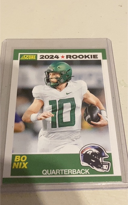2024 Score #9 Bo Nix — front